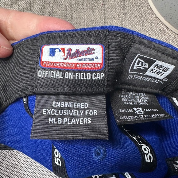 New Era New York Mets MLB Authentic On Field Fitted Baseball Cap Size 6 5/8 - Picture 4 of 6